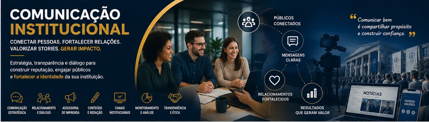 Comunicação Institucional — Aulion Cursos