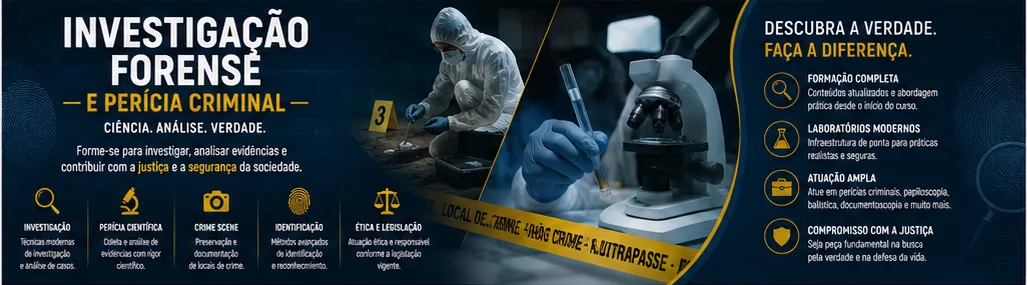 Investigação Forense e Perícia Criminal — Aulion Cursos